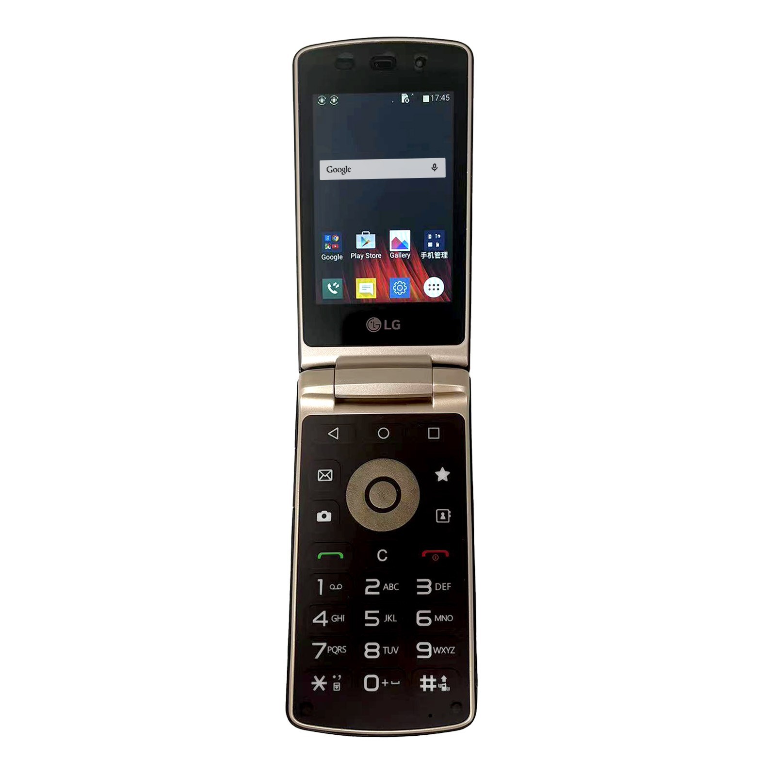 LG Wine Smart Black H410 Mobile Cellular Phone Flip Button Touch 4GB Unlocked