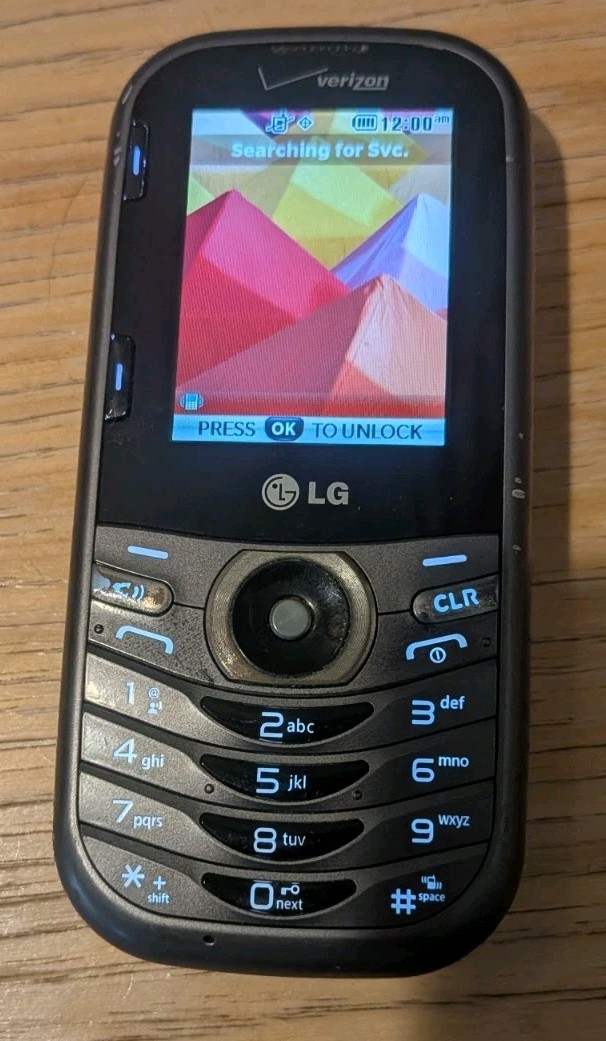 LG Cosmos 3 VN251S Gray 2.0″ Display 1.3MP QWERTY Keyboard Slider Cell Phone