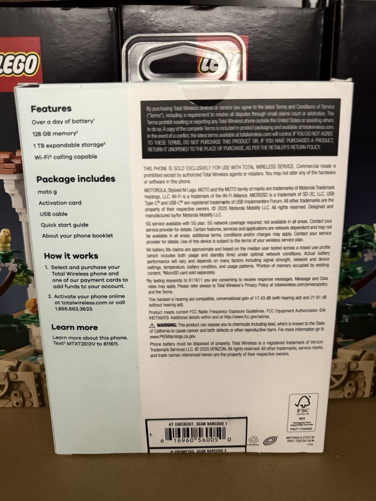 Moto G – 2025 Unlocked Made for US 4/128GB 50MP Camera STILL IN BOX