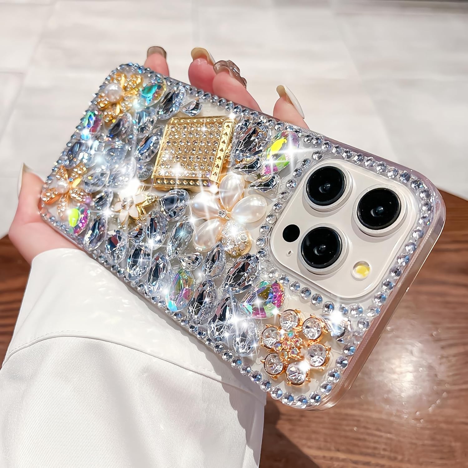 iPhone Air Case Luxury Cute Bling Design Rhinestone Diamond Glitter Sparkle Cove
