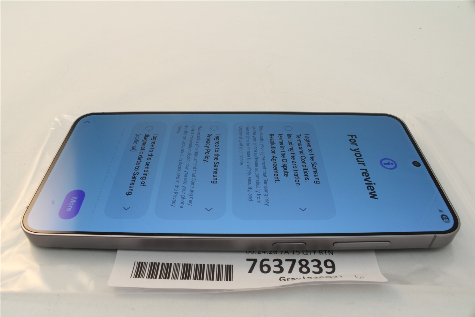 Samsung Galaxy S25+ Gray – Unlocked AT&T T-Mobile Verizon w/ 100% batt! 7637839