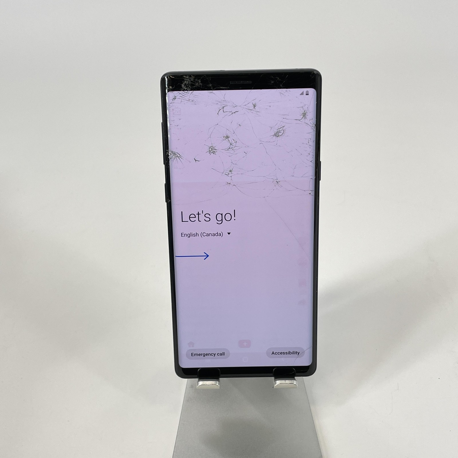 Samsung Galaxy Note 9 Midnight Black 128GB Unlocked – Cracked Screen/LCD Burn-In
