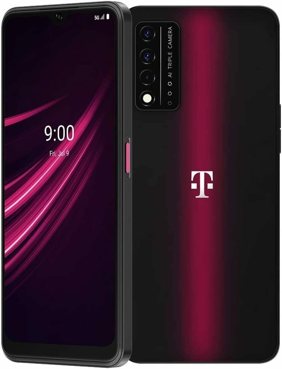 T-Mobile REVVL V+ 5G – 64 GB – Nebula Black (Metro)