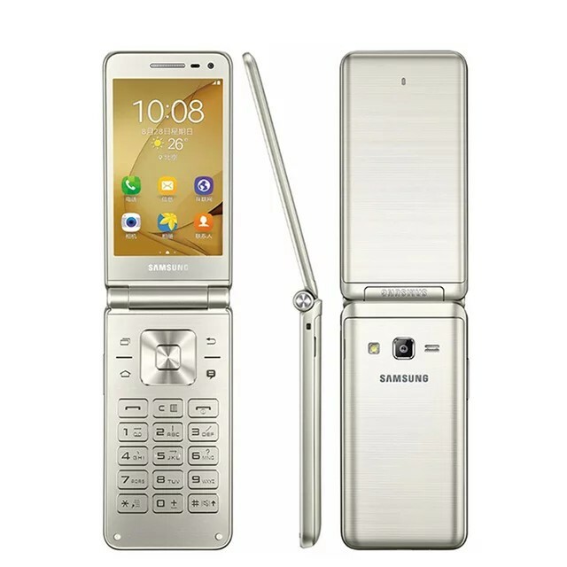 Original Samsung Galaxy Folder G1600 8MP MP3 Dual SIM UNLOCKED LTE 4G SmartPhone