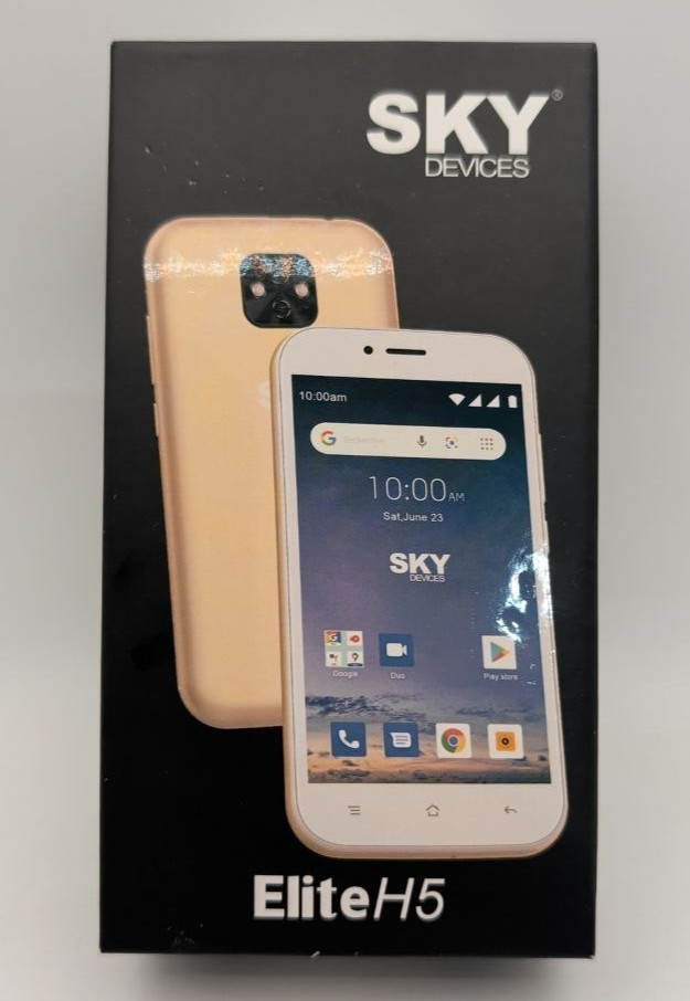 Sky Elite H5 Android Smartphone 8GB 5″ Display 5MP Camera 4G LTE Dual SIM Black