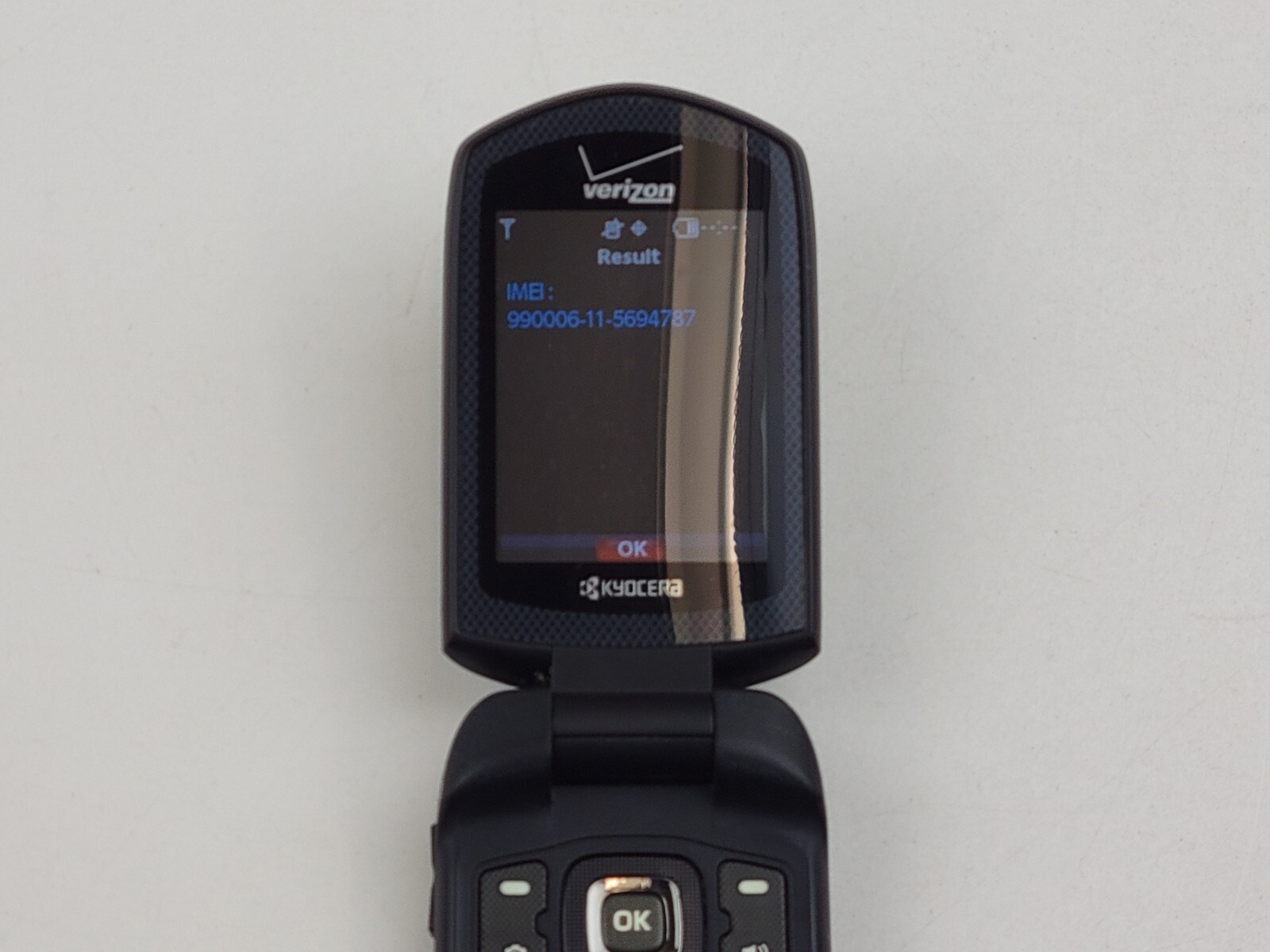 Kyocera DuraXV+ (E4520PTT) 4GB (Verizon) 3G Rugged Flip Phone – WORKS! – H0329