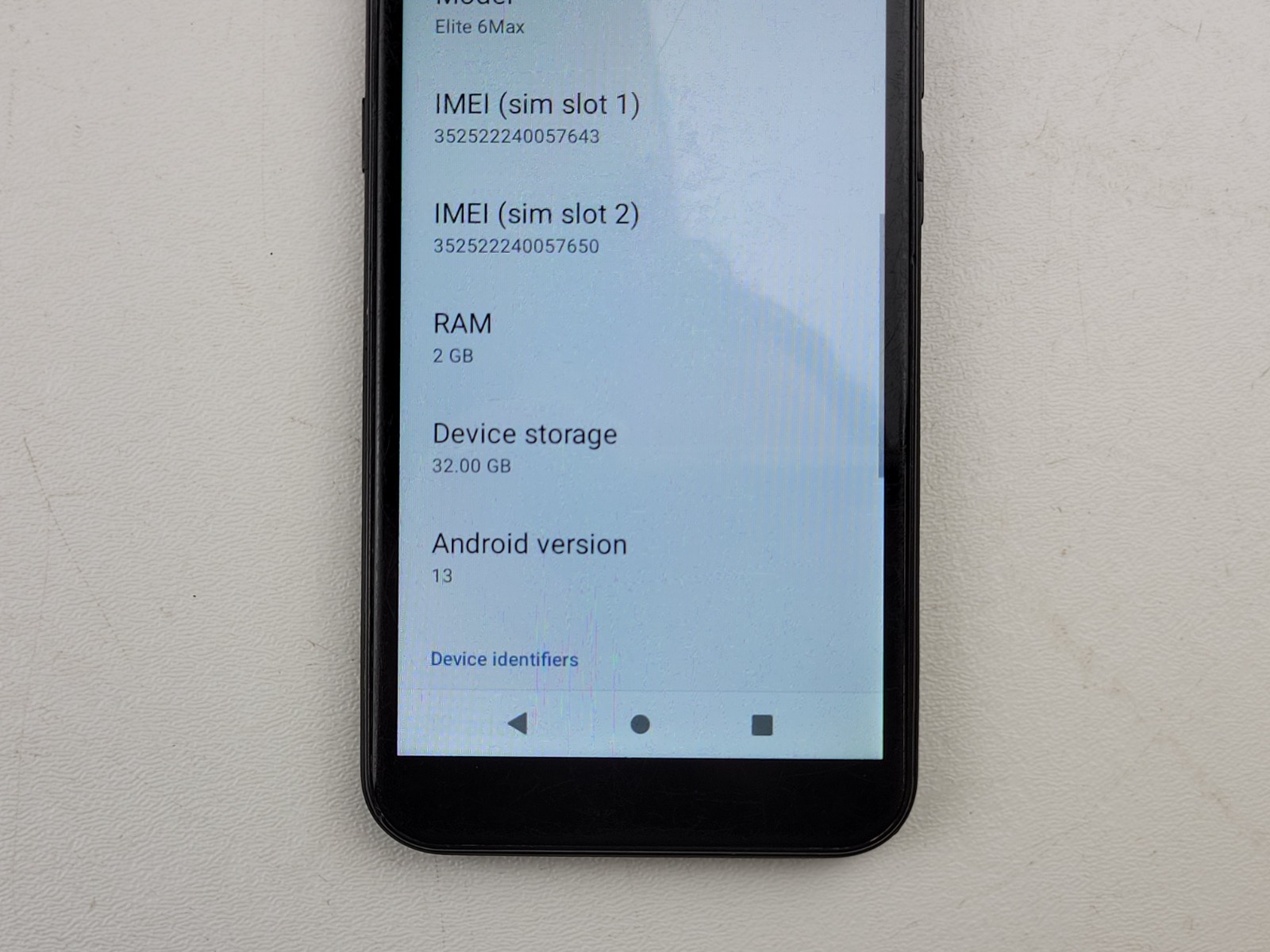 SKY Devices Elite 6Max – 32GB – (GSM Unlocked) Dual SIM – POOR CONDITION – H6433