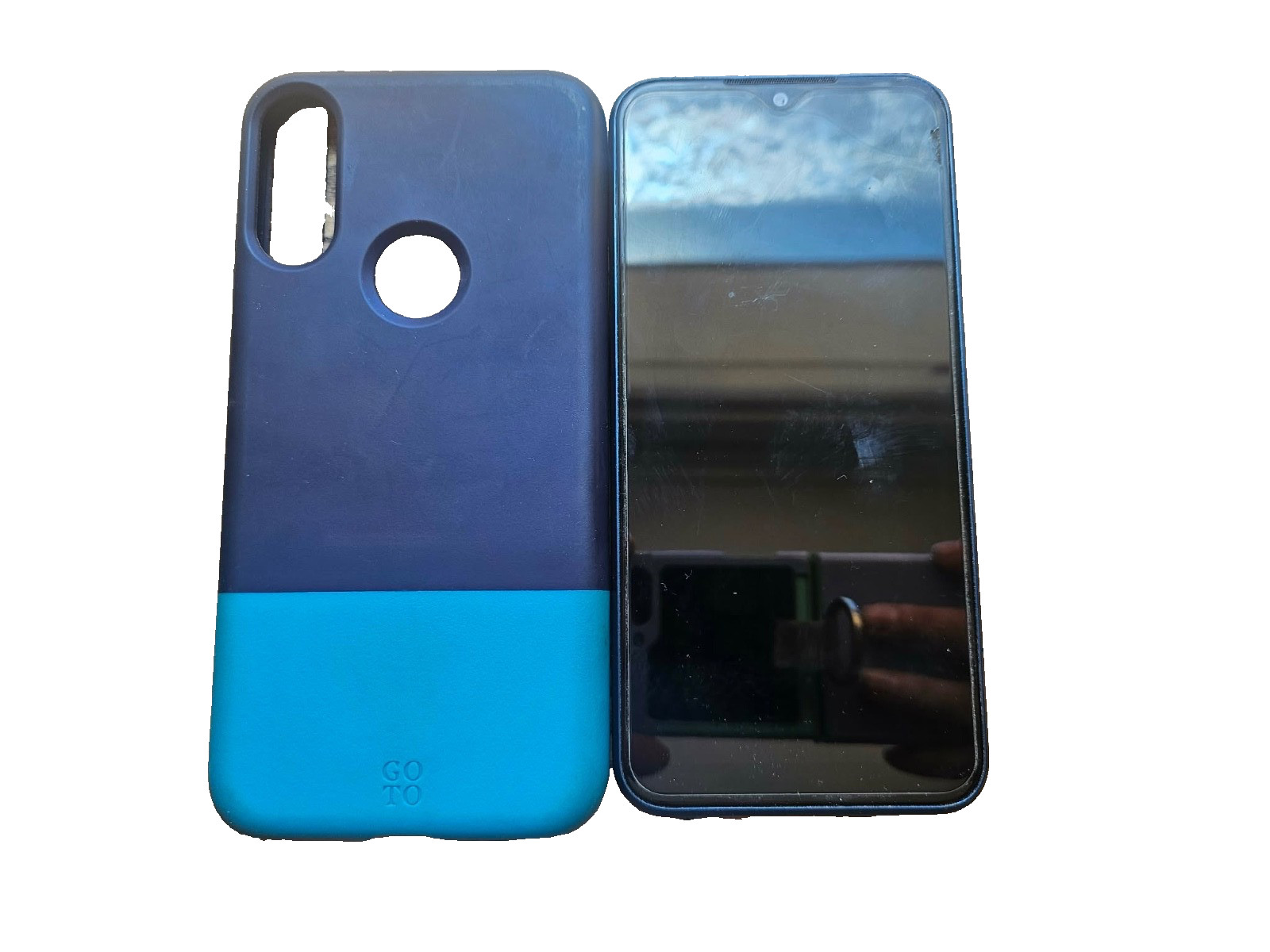 Motorola Moto E (2020) XT2052-6 Midnight Blue – UNTESTED / For Parts – w/ GoTo C