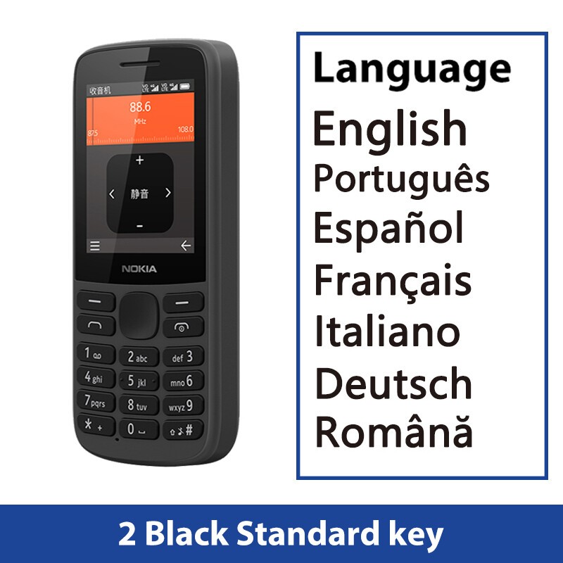 Nokia 215 4G 2020 2.4″ 64MB unlocked keyboard phone for old people
