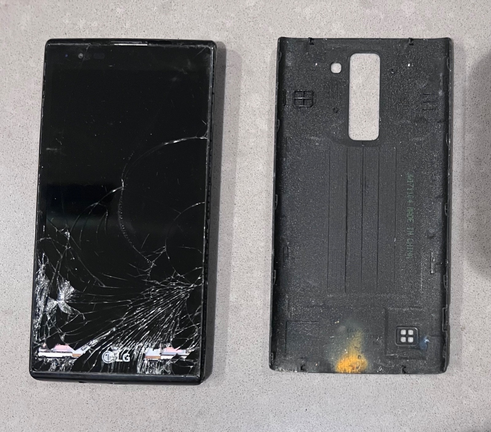 Damaged Defective LG K8V VS500PP 16GB Black Verizon Android Smartphone