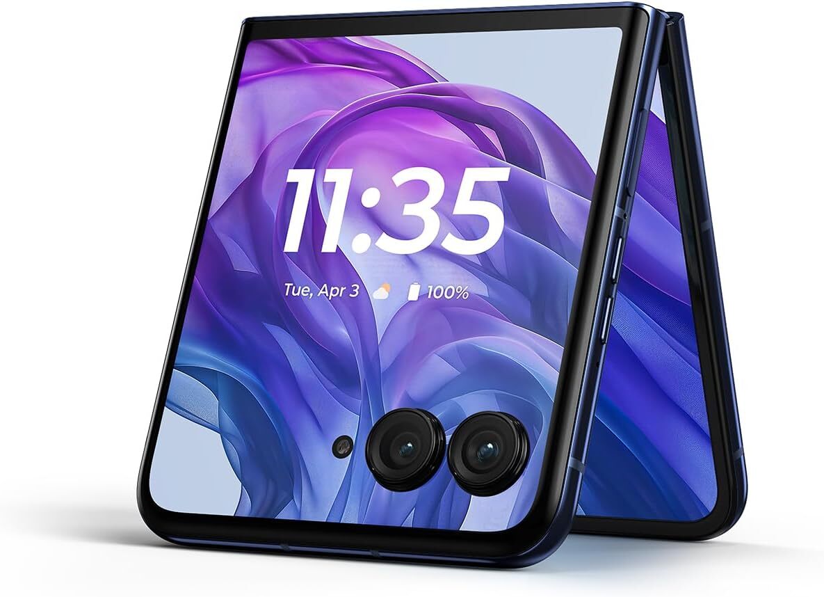 Motorola RAZR+ Plus 2024 BLUE (XT2451-2) 256GB AT&T GSM 🔓 UNLOCKED 5G 6.9″ 50MP