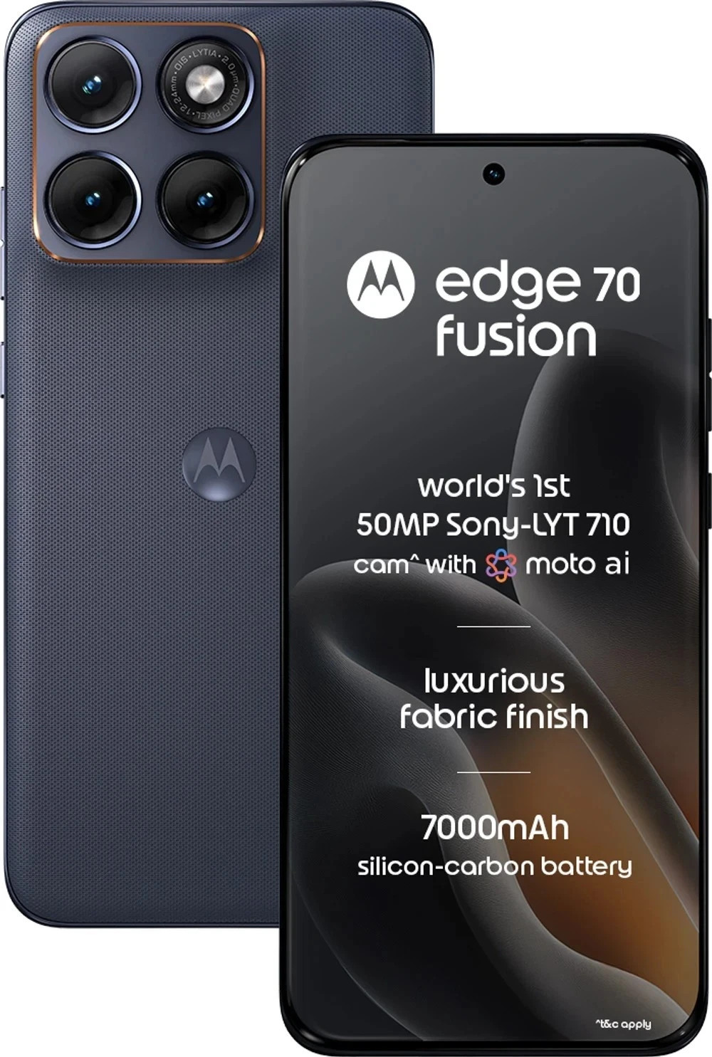 MOTOROLA Edge 70 Fusion (SILHOUETTE, 8+256GB) global version NO Tariffs to USA