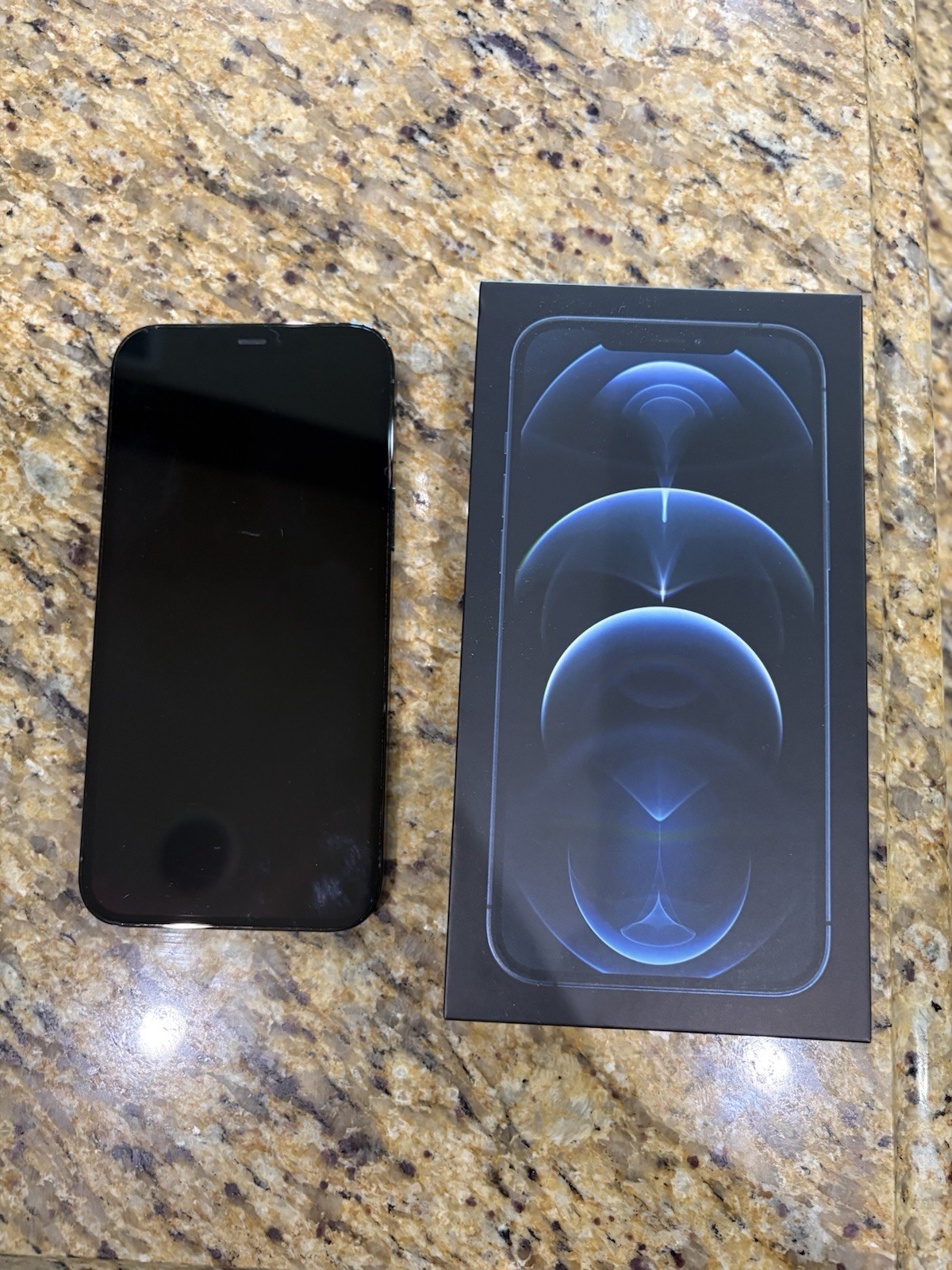 iPhone 12 Pro Max Unlocked Smartphone 128GB Pacific Blue