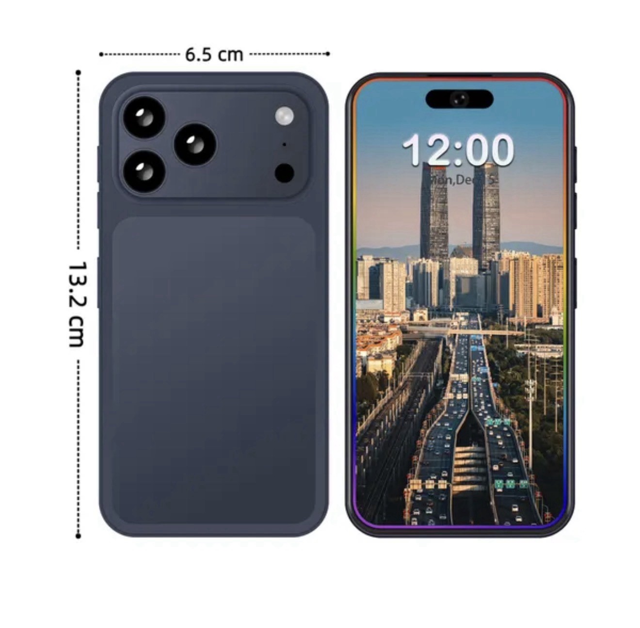 I17 Pro Max Unlocked Phone 5G, 12GB+512GB Dual SIM Cell Phone，6.8″ HD Display