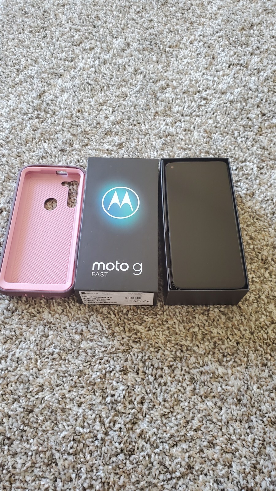 Motorola Moto G Fast – 32GB – Pearl White (Unlocked) (Single SIM)