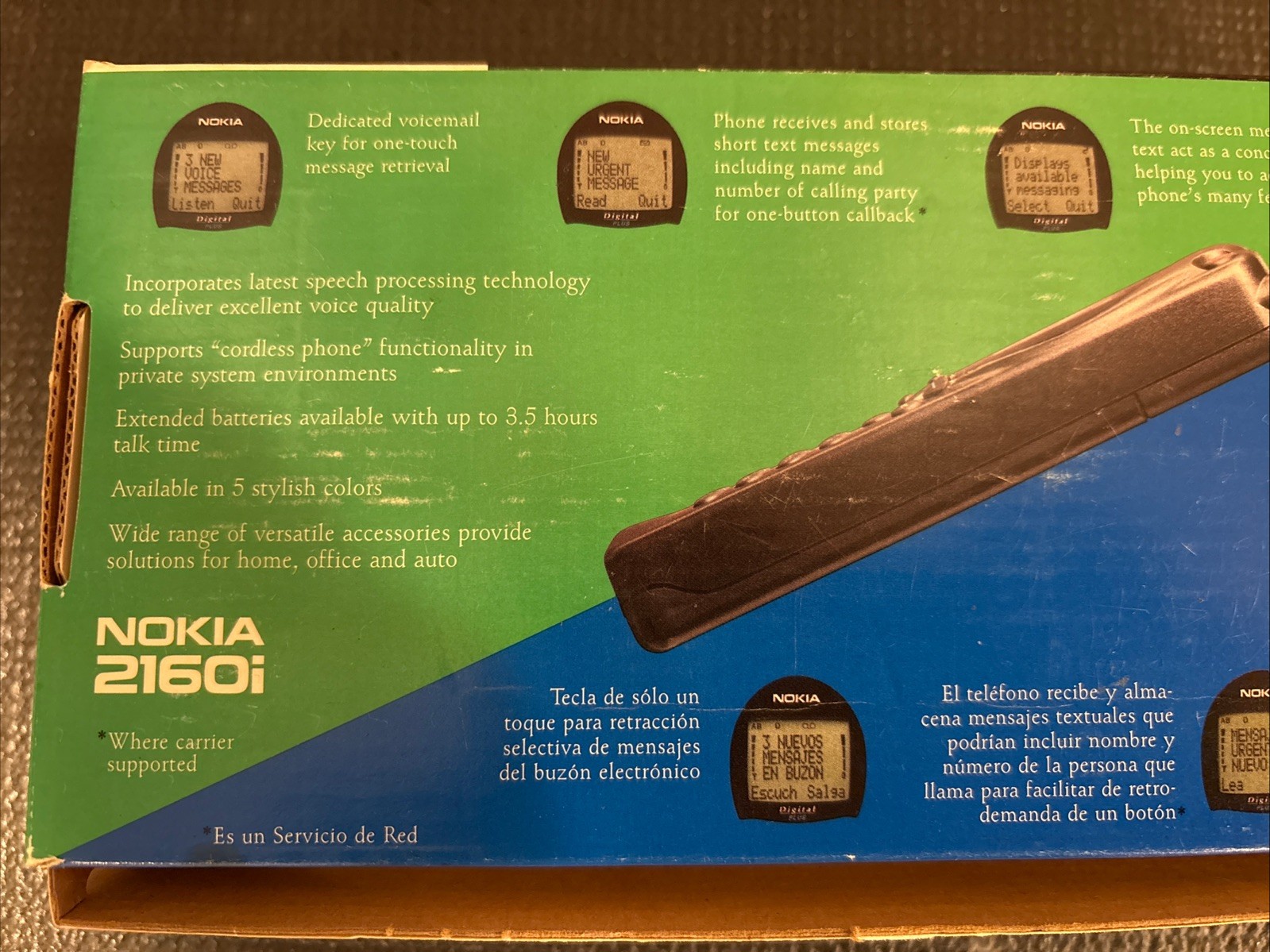 Nokia Cell Phone 2160i Very Rare Red Exc Cond Clean , See Description