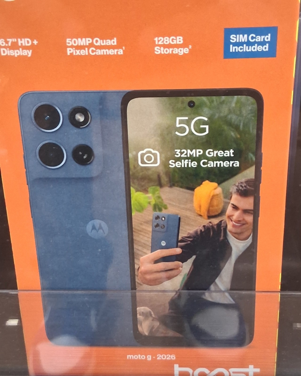 Motorola Moto G 5G (2026) Boost Mobile prepaid Smartphone – Brand New