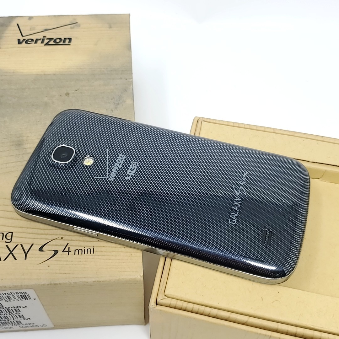 Samsung Galaxy S4 Mini SCH-I435 16GB GRAY – Verizon Unlocked w/ Box