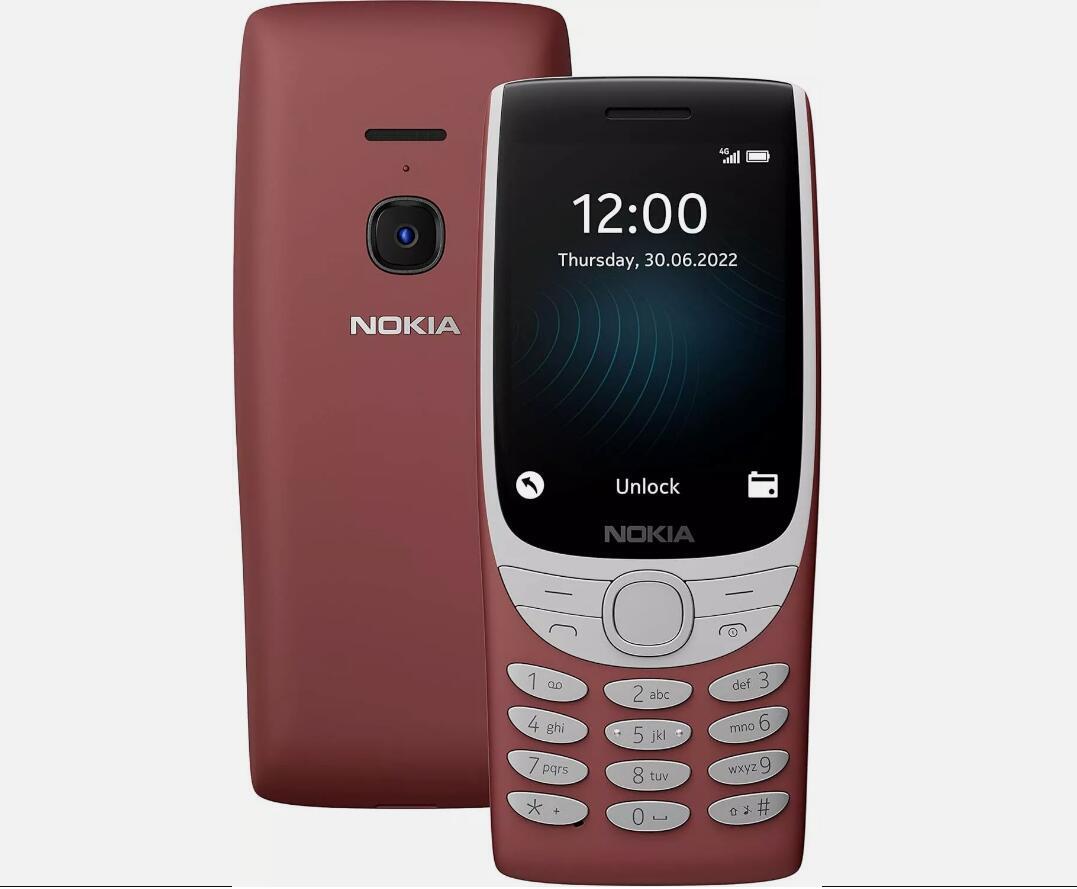 Nokia 8210 4G Big Keyboad Dual SIM 4G LTE 128MB 48MB RAM 0.3MP Phone 2.8″