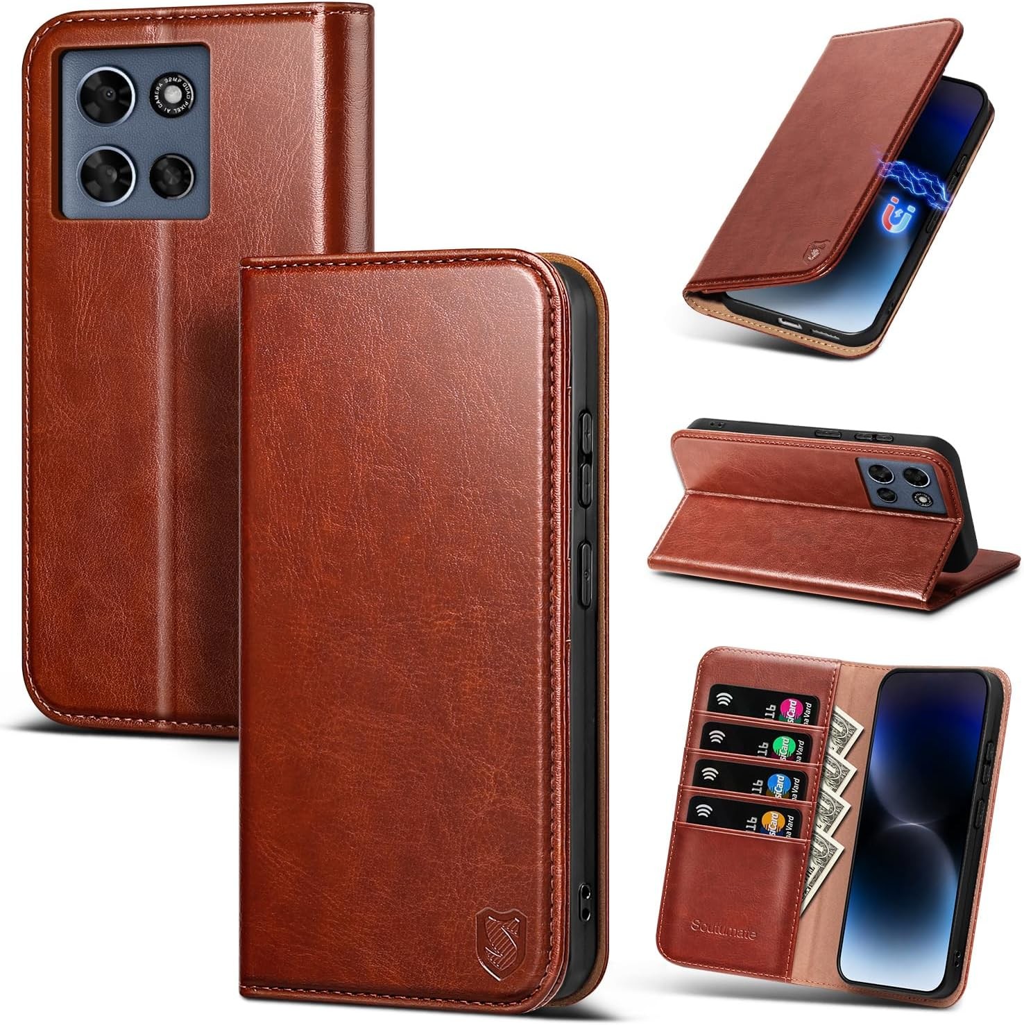 Motorola Moto G Stylus 5G 2026/2025 Case Wallet with Card Holder [4 Card Slots]