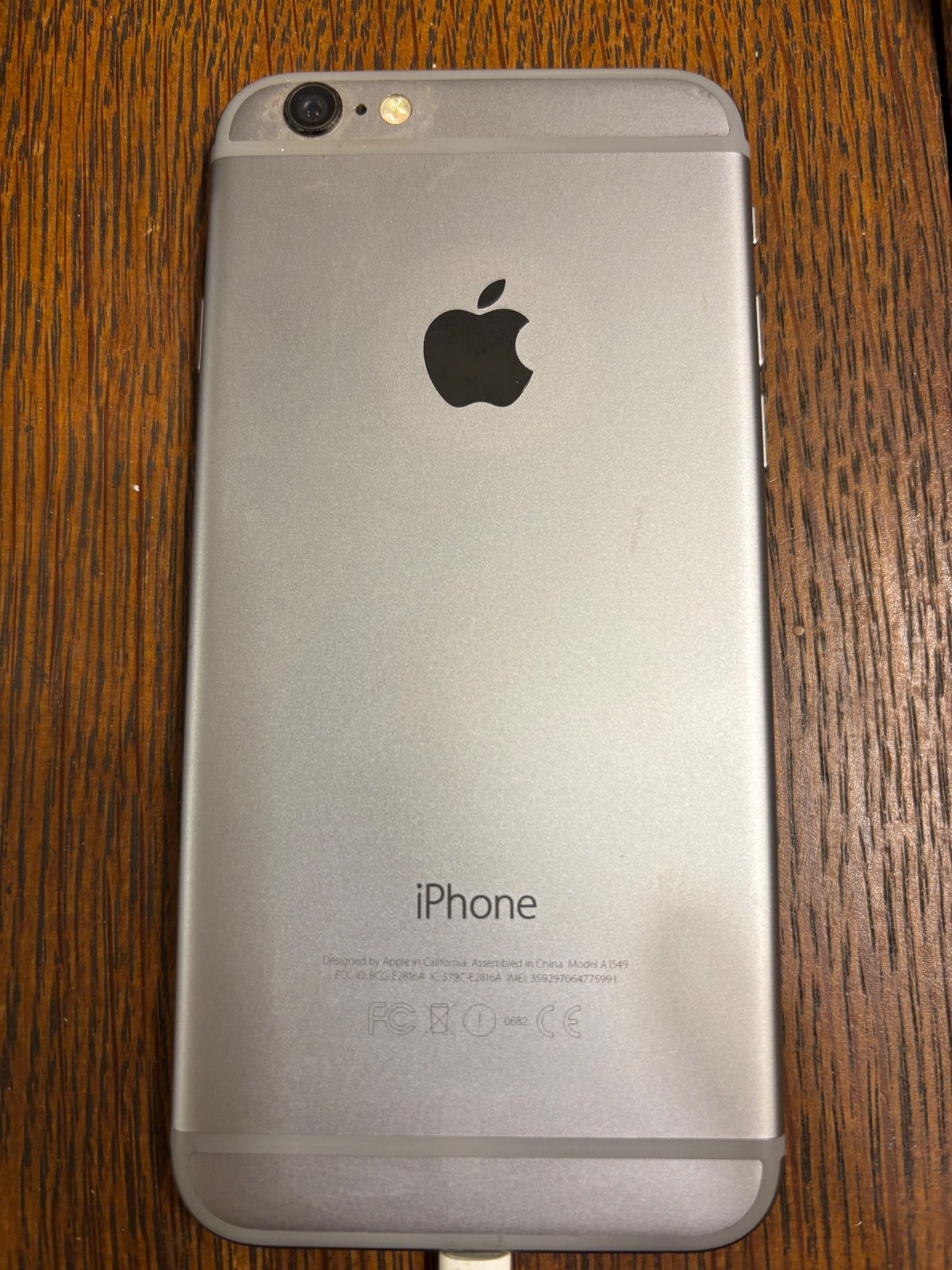 Apple iPhone 6 – 16 GB – Silver (Unlocked) iOS 12.5.7 No Box/Acces Battery 98%