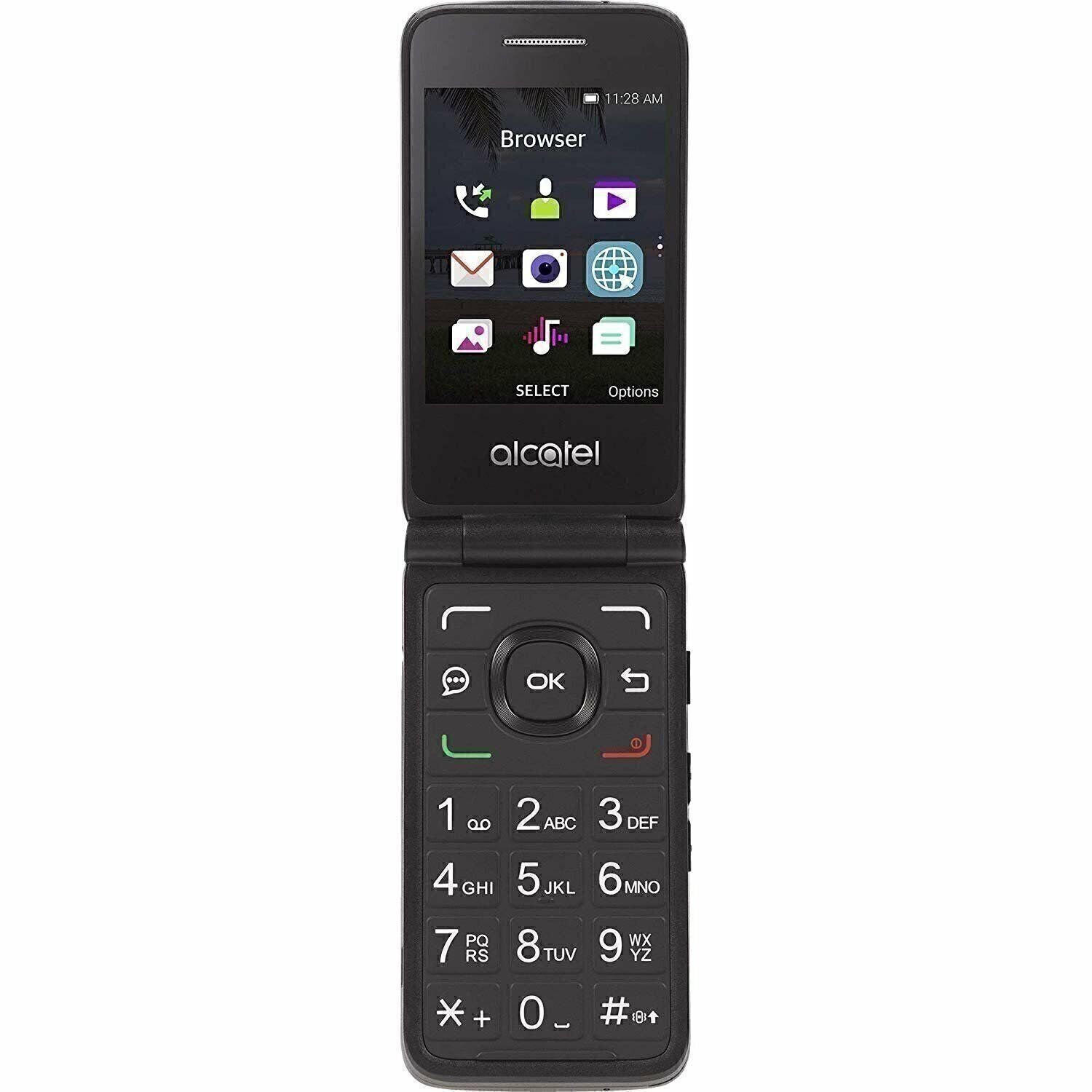 TracFone Alcatel MyFlip 4G Prepaid Flip Phone