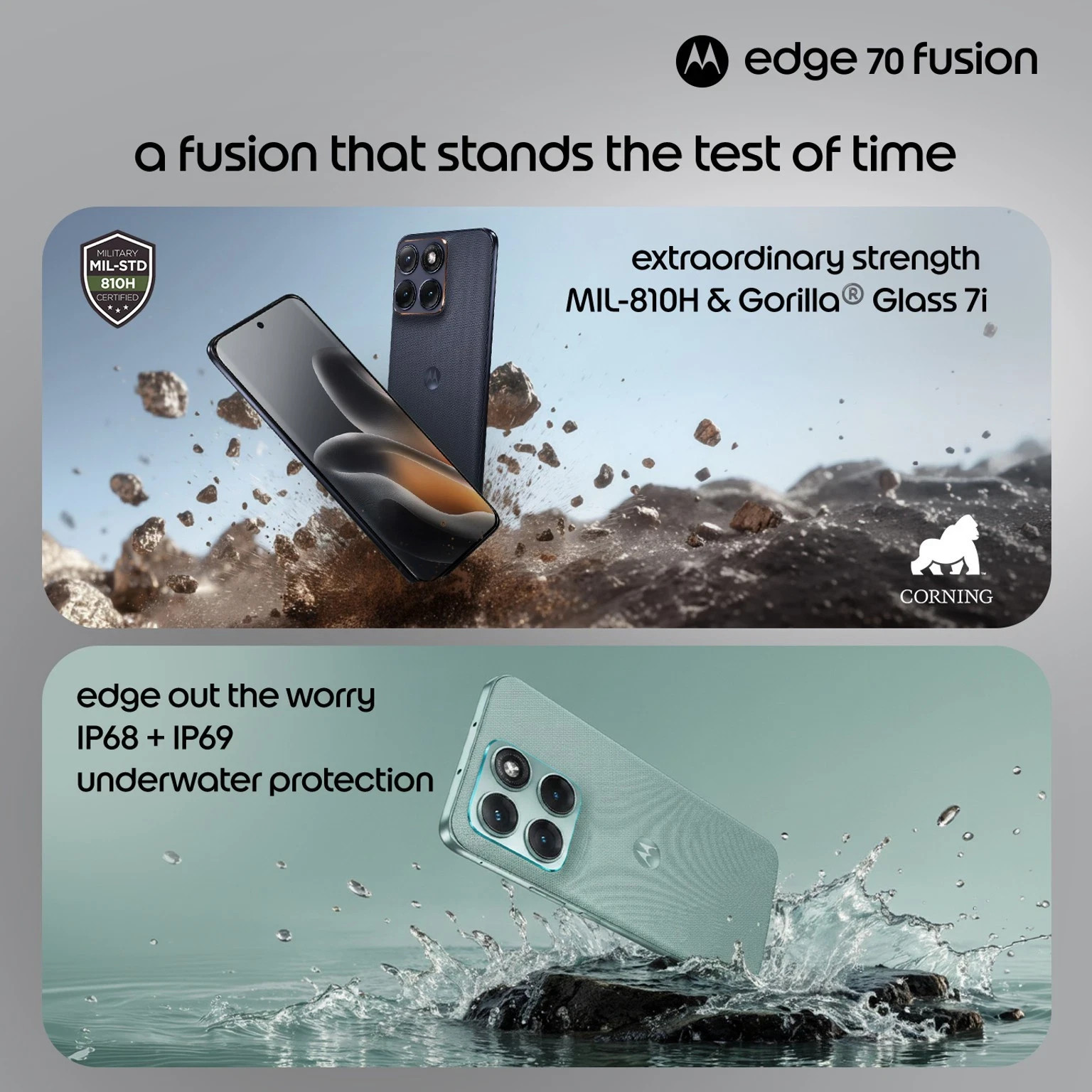 Motorola Edge 70 Fusion Factory Unlocked Dual SIM 8 GB RAM 128 GB Storage-Global