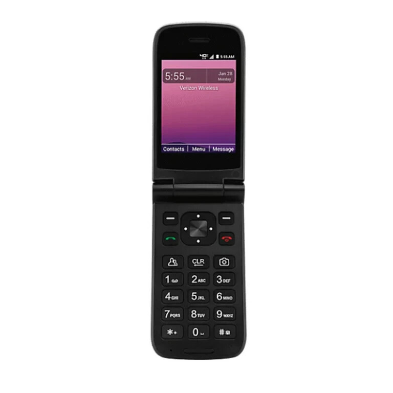 UNLOCKED Orbic Journey V 2200 4G LTE Pre/Postpaid Flip Phone Black – Grade A