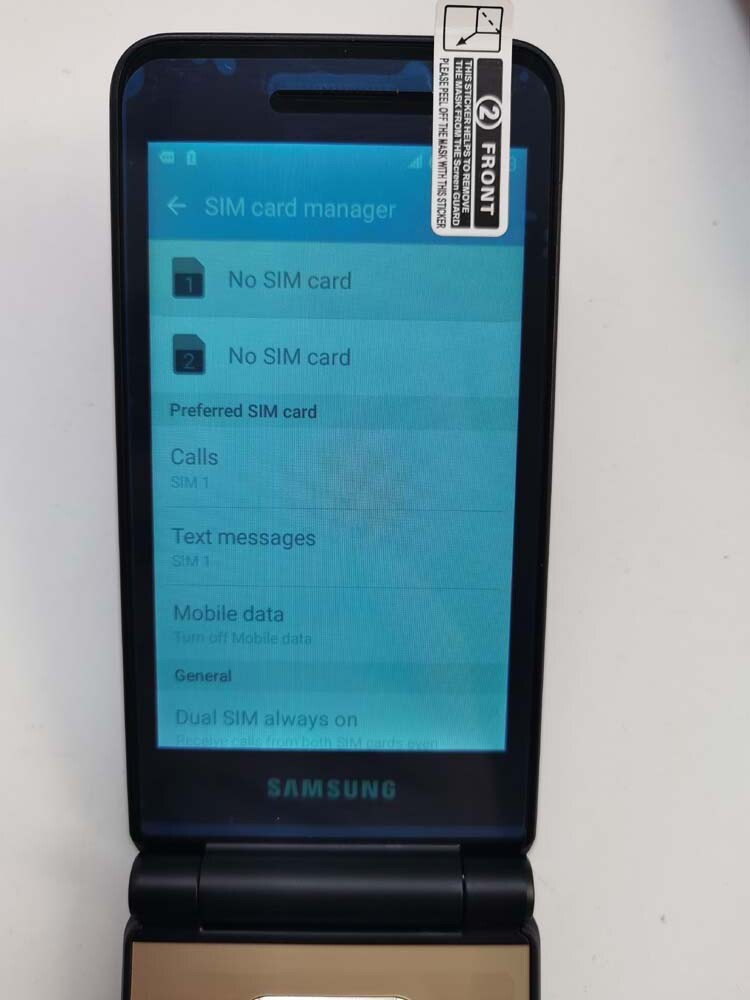Originl Samsung Galaxy Folder2 SM-G1600 Dual SIM 16GB Android Flip Smartphone