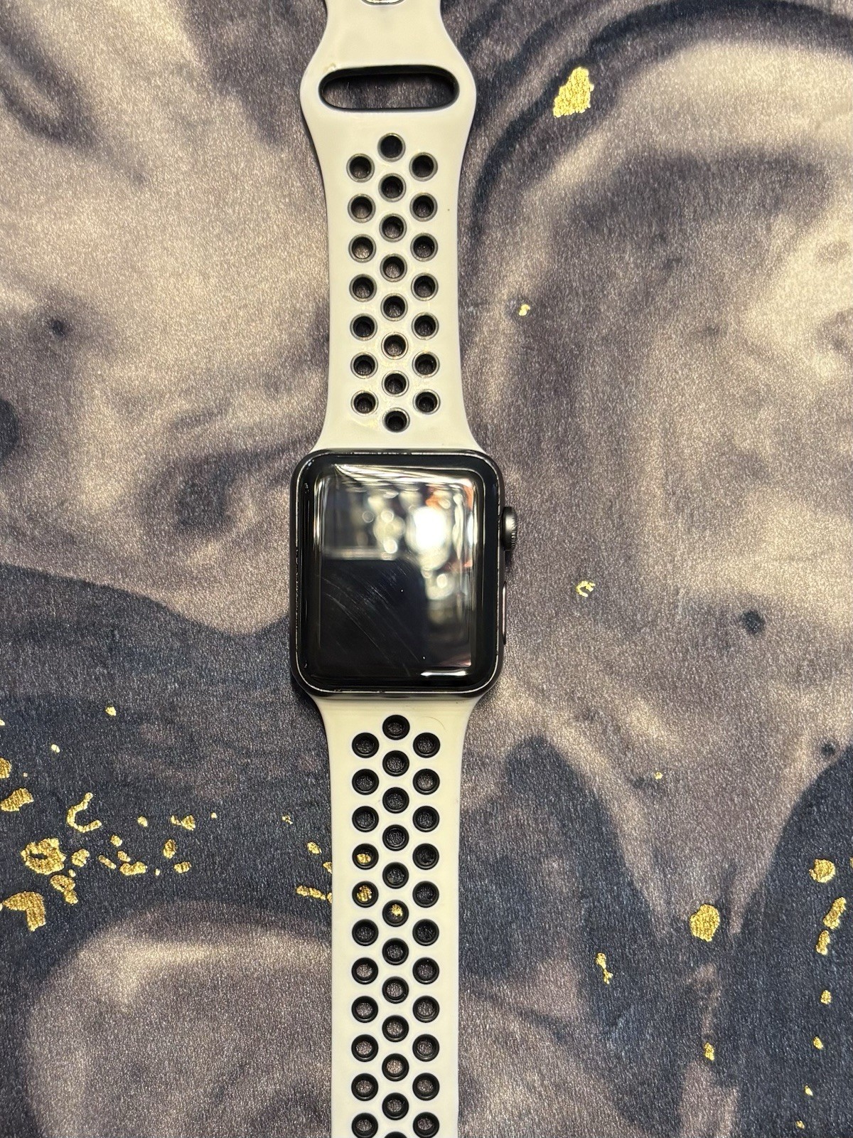 Apple Watch Series 3 With Screen Protectors and bands with IPhone 11
