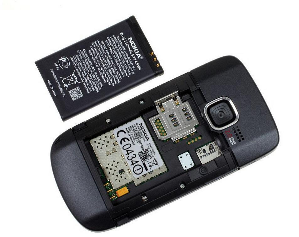 Unlocked C3 Original Nokia C3-00 2.0MP Camera FM MP3 MP4 Player Cellphone 2.4″
