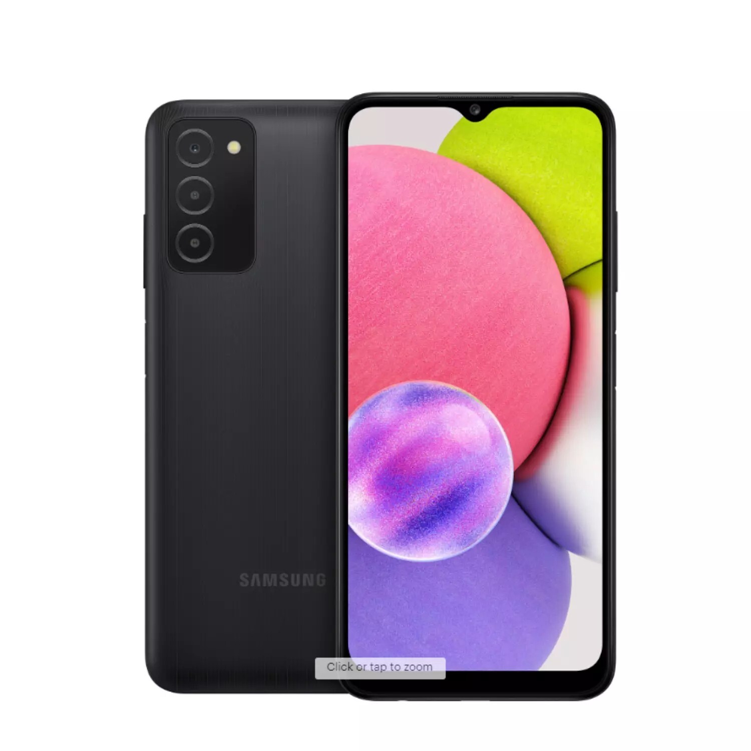 Samsung Galaxy A03s SM-A037U 32GB 3GB Unlocked Black Excellent