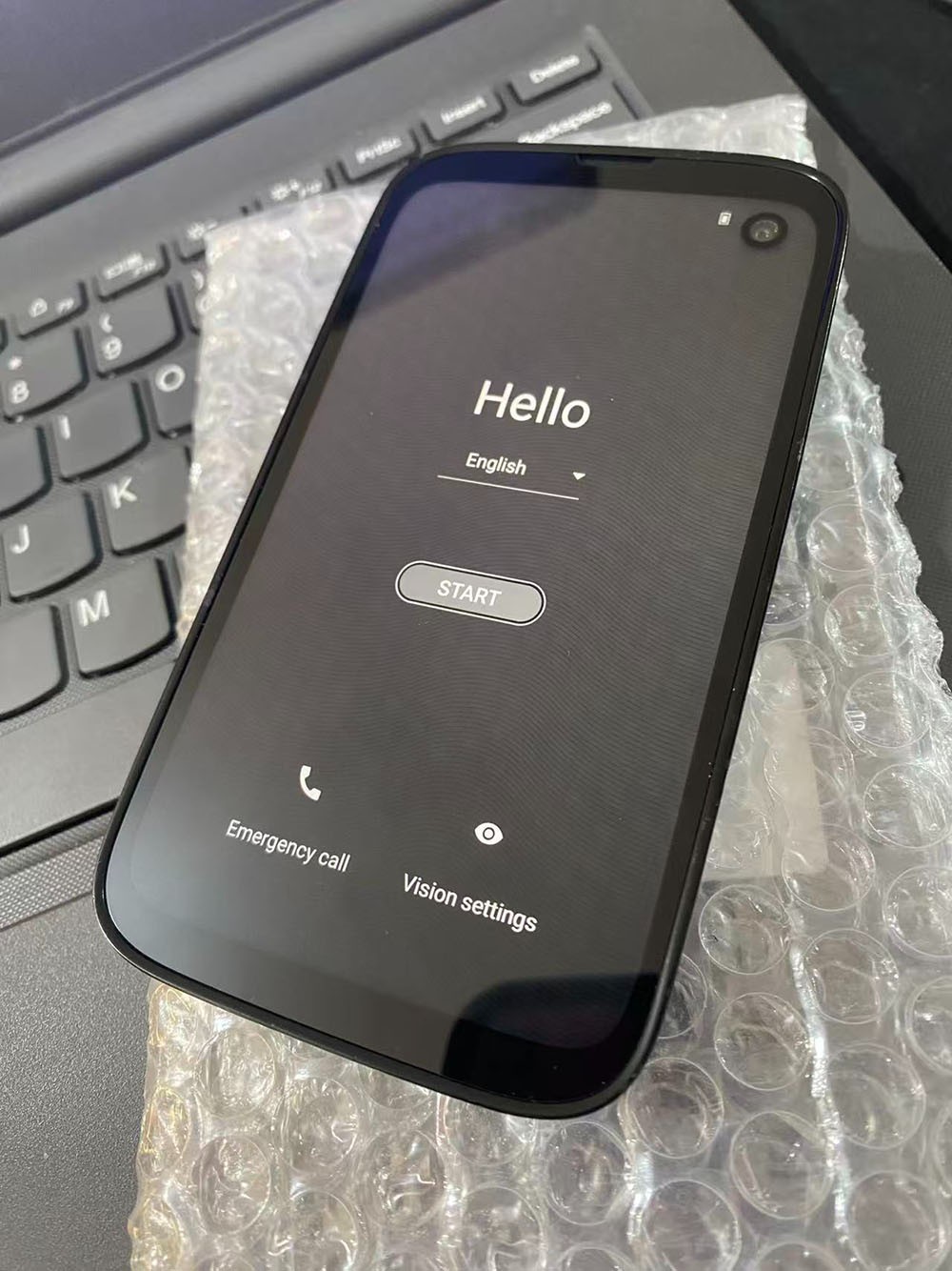 BALMUDA Phone A101BM 5G 128GB Android Unlocked pebble-shaped Smartphone