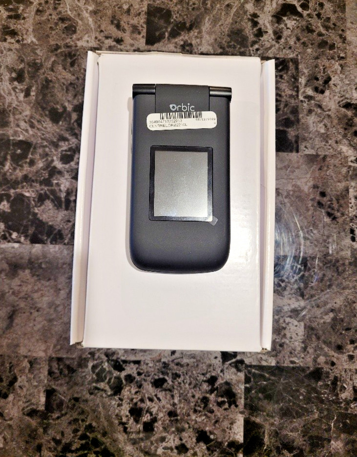 Verizon Orbic Journey V 4G LTE Black Prepaid and Postpaid 4G Flip Phone
