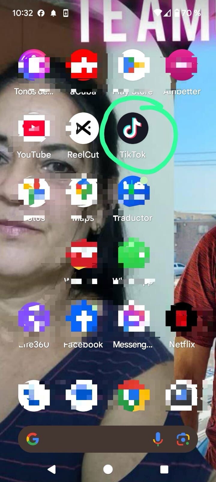 Vendo Mi Celular Pixel 6 Con La Aplicación De TIKTOK POR $ 8000