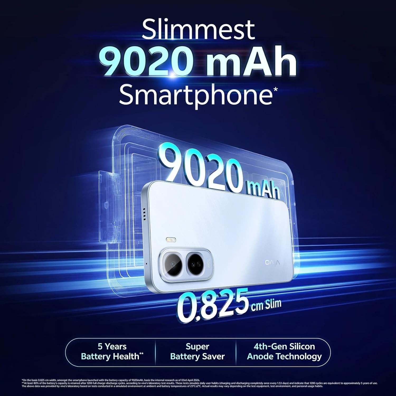 vivo T5 Pro 5G (Blue, 256 GB 8 GB RAM) Snapdragon 7s Gen 4 GLOBAL VERSION.