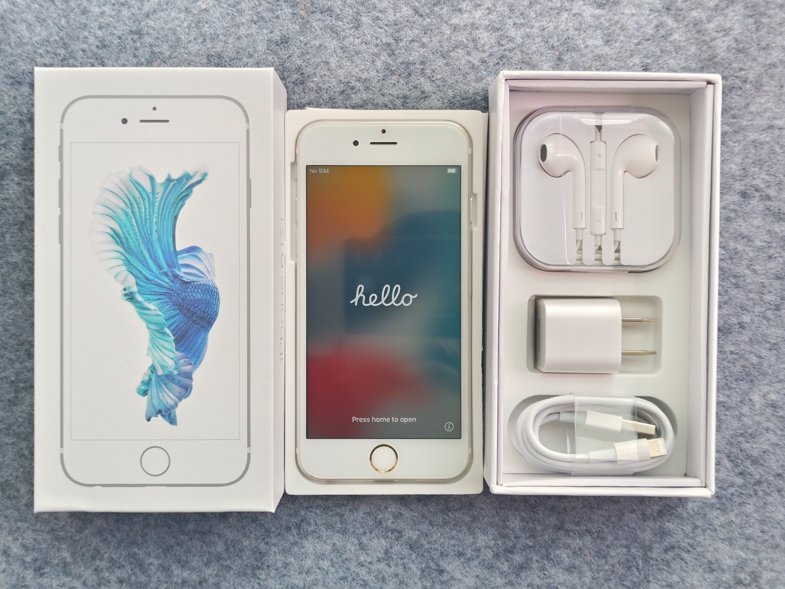 95%N ew Apple iPhone 6s Factory UNlocked(any carrier)16/32/64/128GB-New Battery