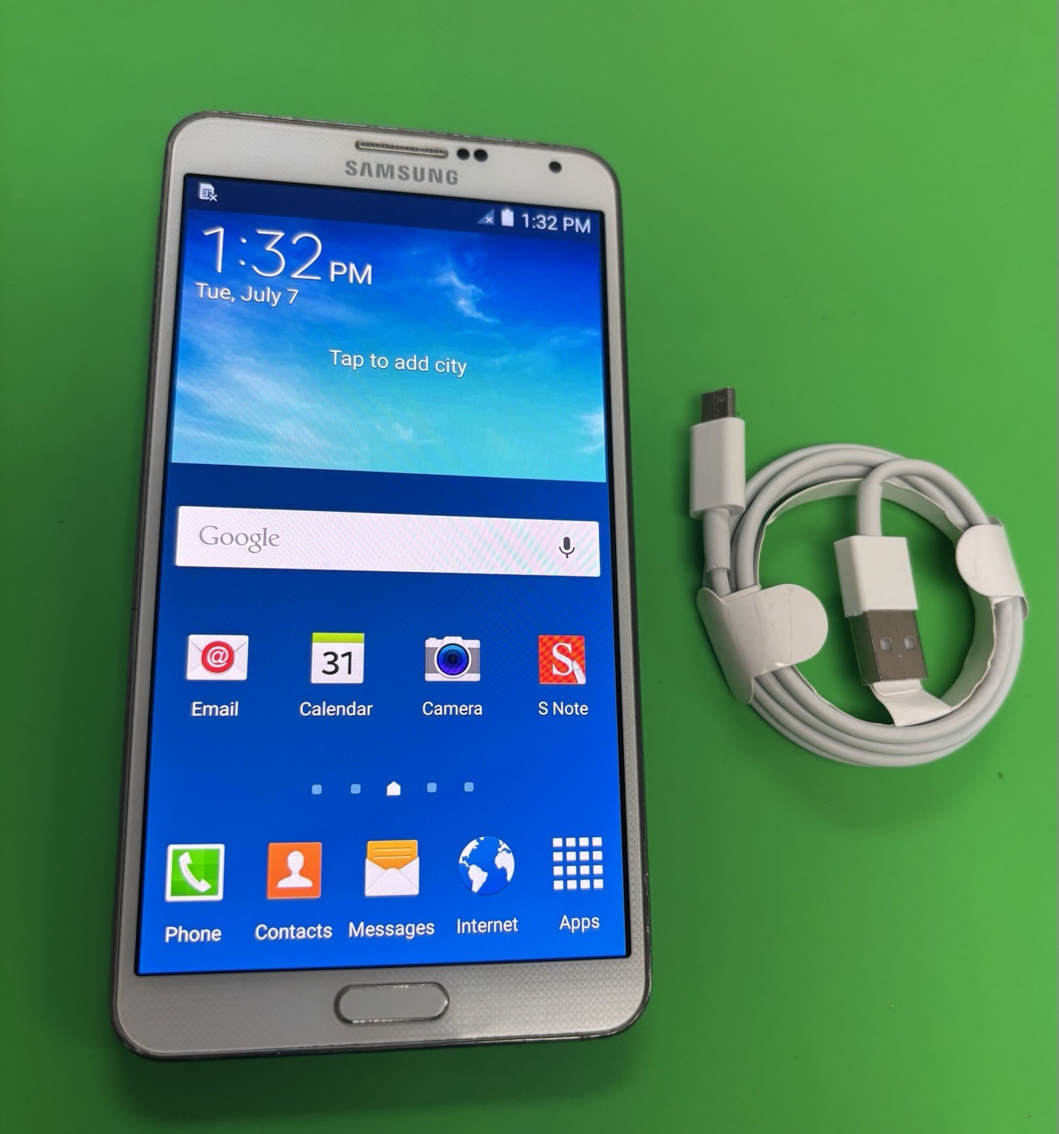 SAMSUNG Galaxy Note 3 32GB WHITE (T-MOBILE) FREE BUNDLE & SHIPPING