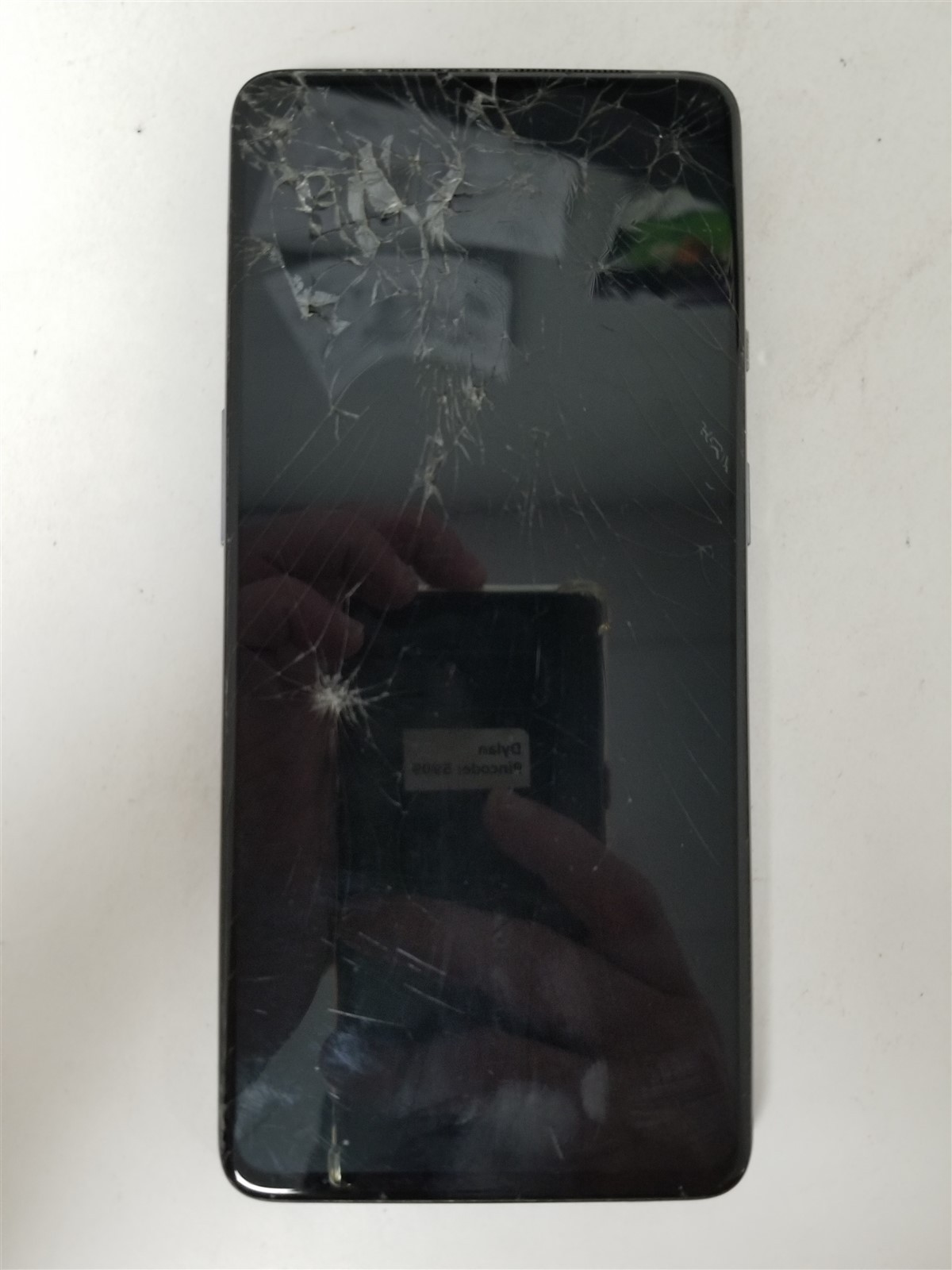 OnePlus 7T 128GB Silver HD1907 (T-Mobile Unlocked) Damaged zD2849