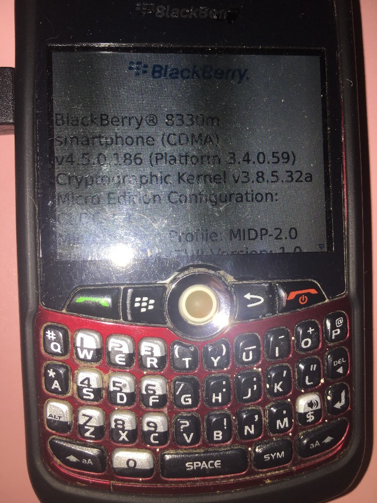 BlackBerry Curve 9330 – Red (Verizon) Smartphone