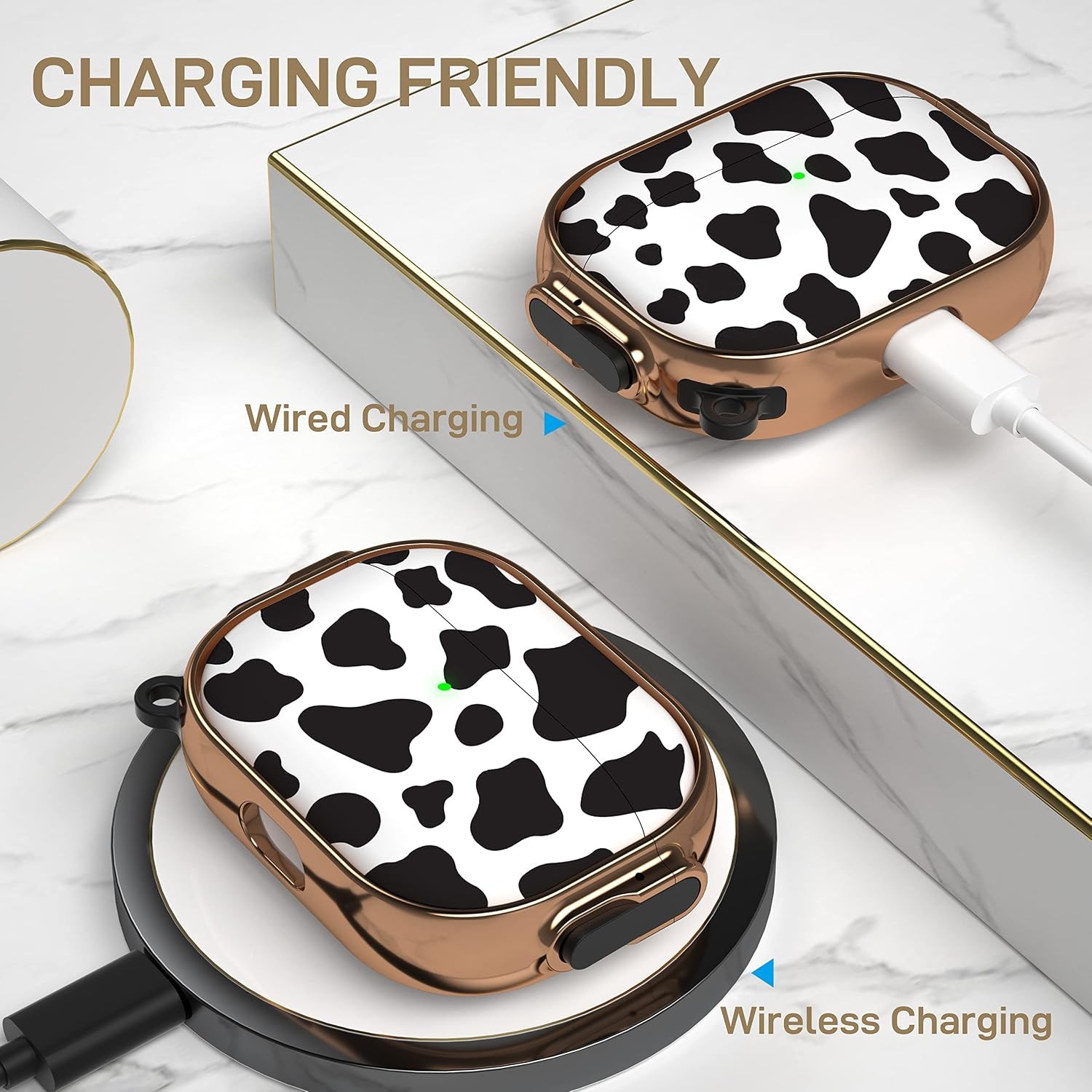 Cute AirPods Pro 2 Case Lock Protective Hard AirPod Pro Cover for Women Men