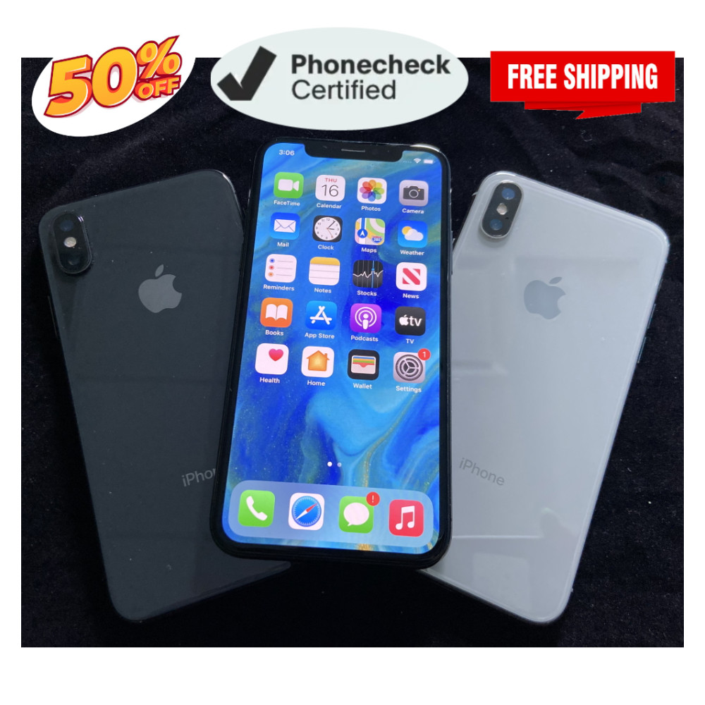 Apple iPhone X Screen 5.85″ 64GB 256GB Unlocked Verizon iOS Att TMobile Pristin