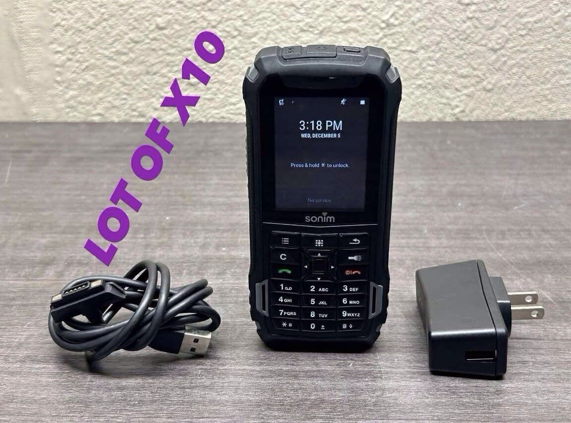 *10* Sonim XP5 XP5700-Verizon Rugged PTT Cell Phone Power Tested/ Unlock #D740