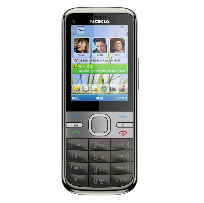 Original Nokia C5-00 Unlocked 3G MP3 MP4 5.0MP GPS Camera WCDMA Mobile Bar Phone