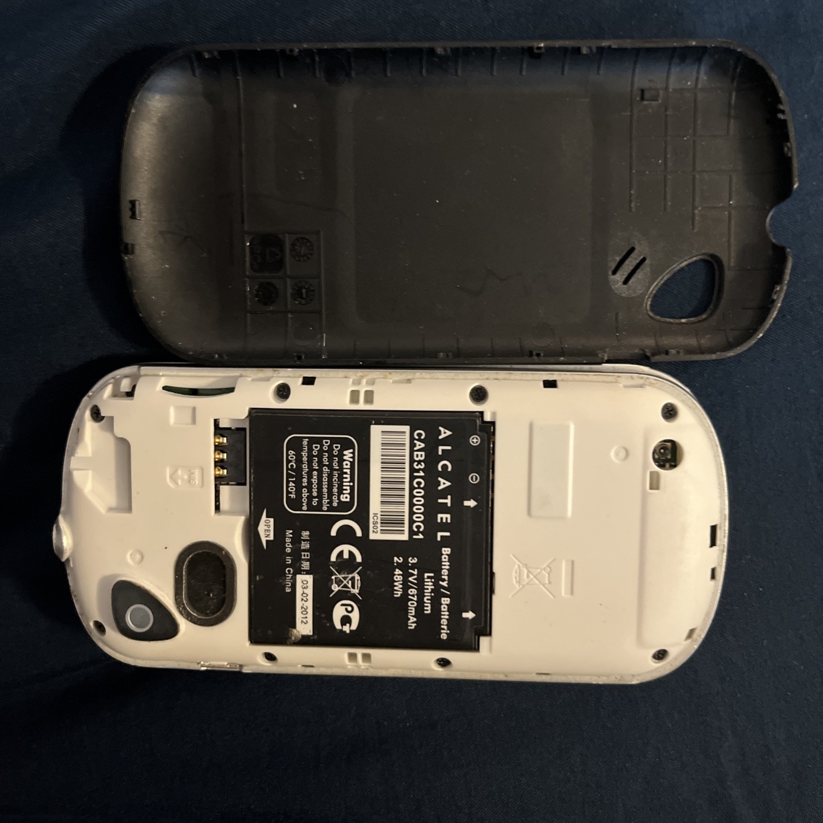 Alcatel Sparq (OT-606A) T-MOBILE Phone Slide Out Qwerty Keyboard NO SIM CARD