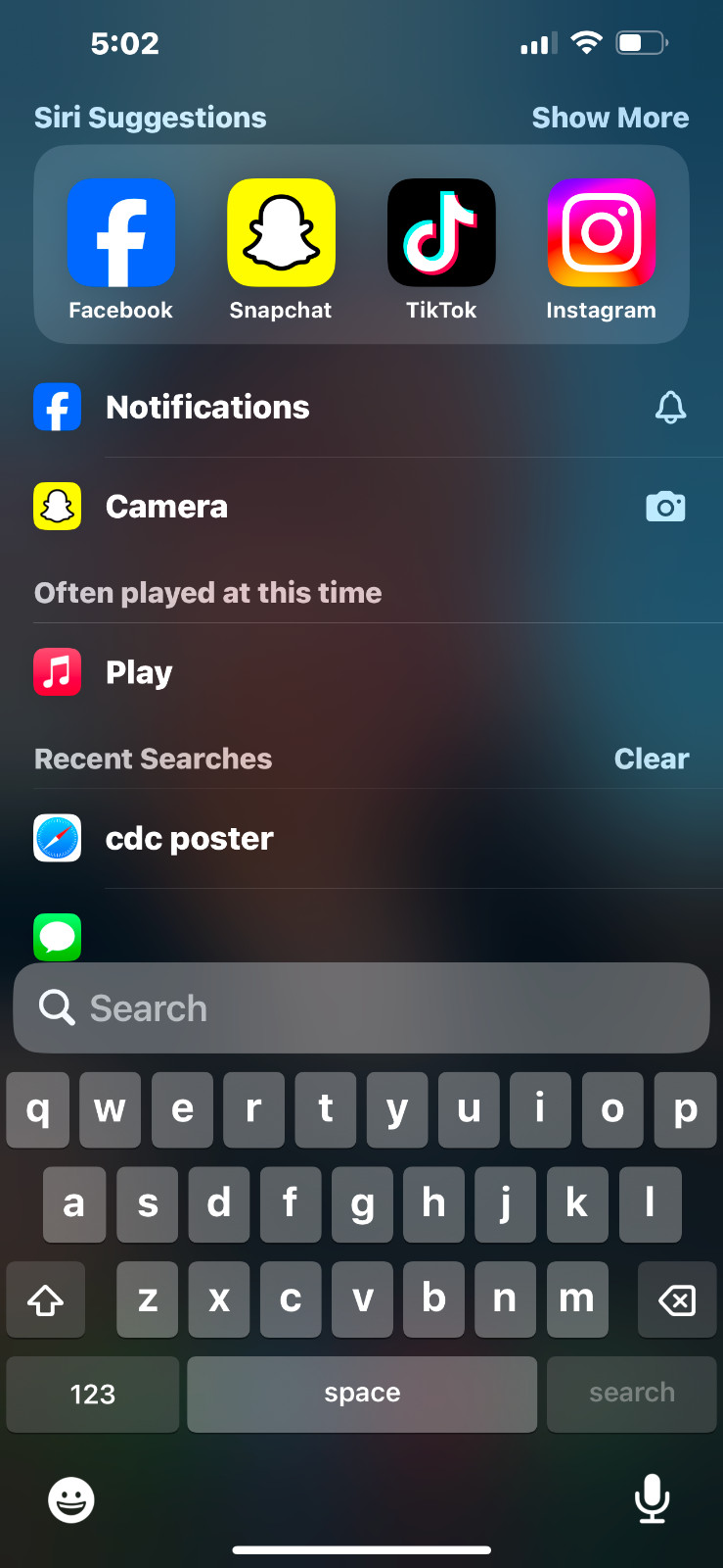 Tik ToK installed IPhone 14 Plus 3 months old