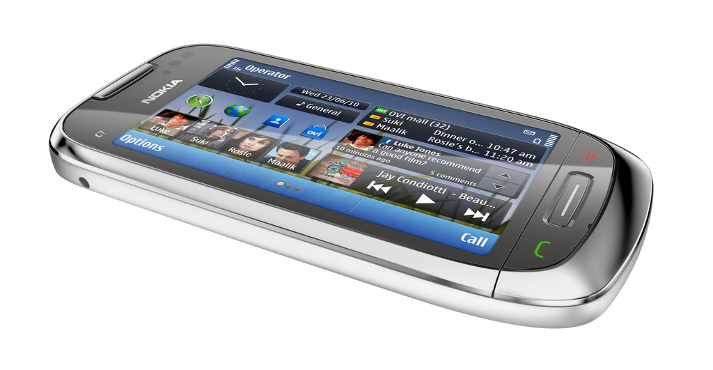 Smartphone Nokia C7 C7-00 WIFI GPS 8GB internal storage 8MP 3G GSM Original