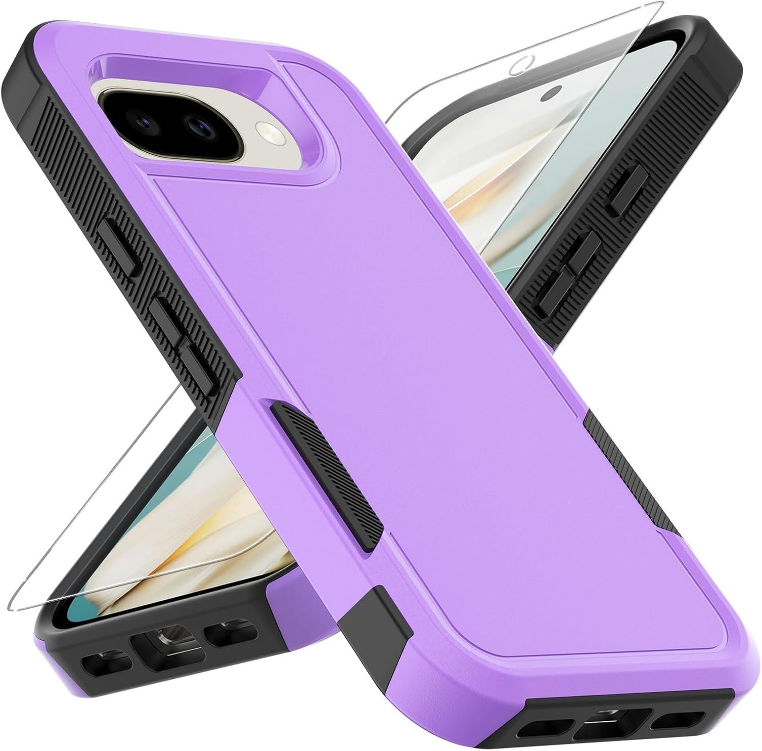 Google Pixel 10A Case, Military Grade Drop Tested with HD Screen Protector, Rugg