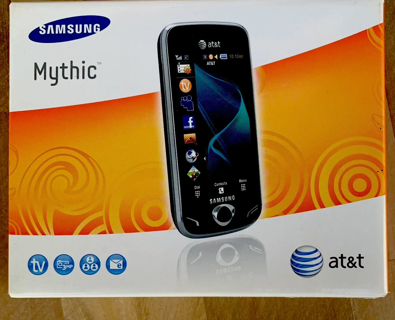 Collectible: Samsung Mythic SGH-A897 – Black Cellular Phone – UNLOCKED