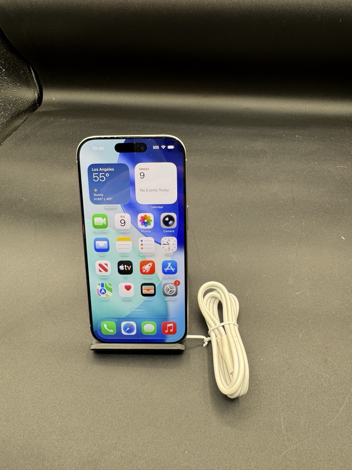 Apple iPhone 16 Pro 512GB Natural Titanium (Cracked back) for AT&T or Cricket